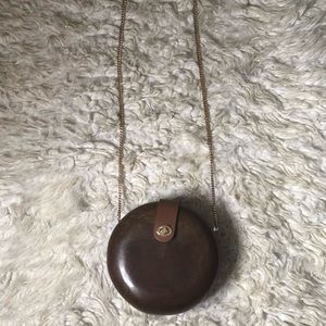 Wooden Crossbody Bag